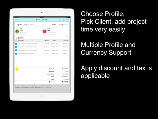 Screenshot #5 pour Mileage and Time Tracker