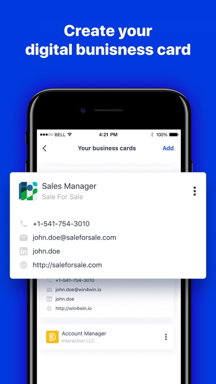 Tweedo - simplifying contacts