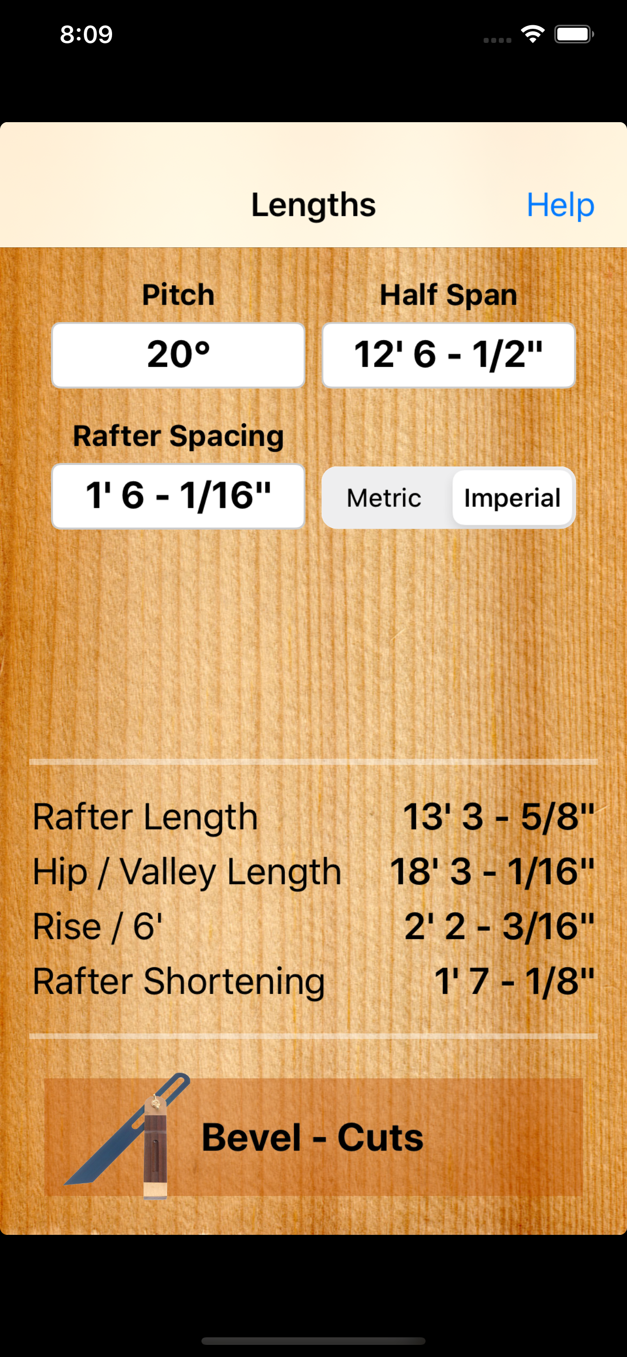 Roof Carpenter - Rafter Calc screenshot 4