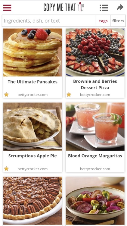 Copy Me That recipe manager