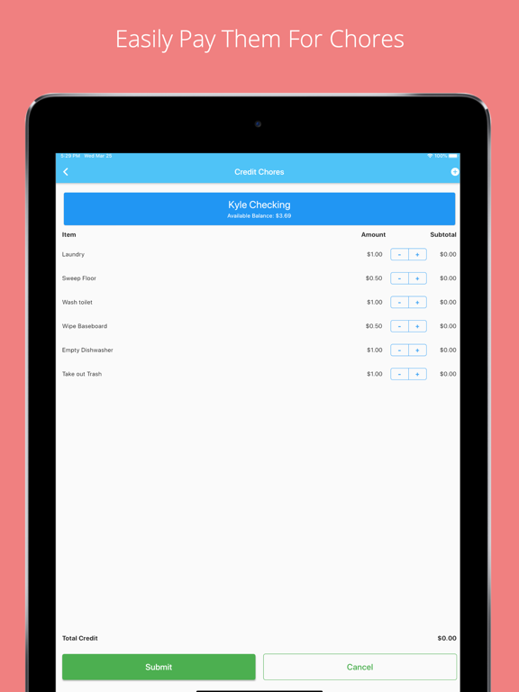 Screenshot #6 pour KidsHomeBank Plus