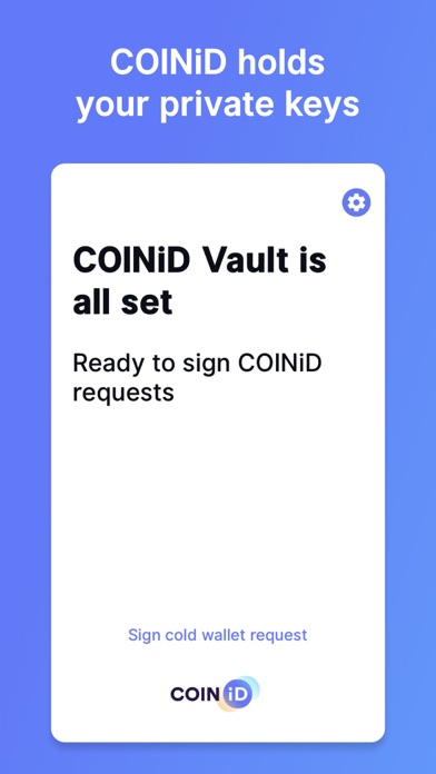 COINiD Vault Screenshot