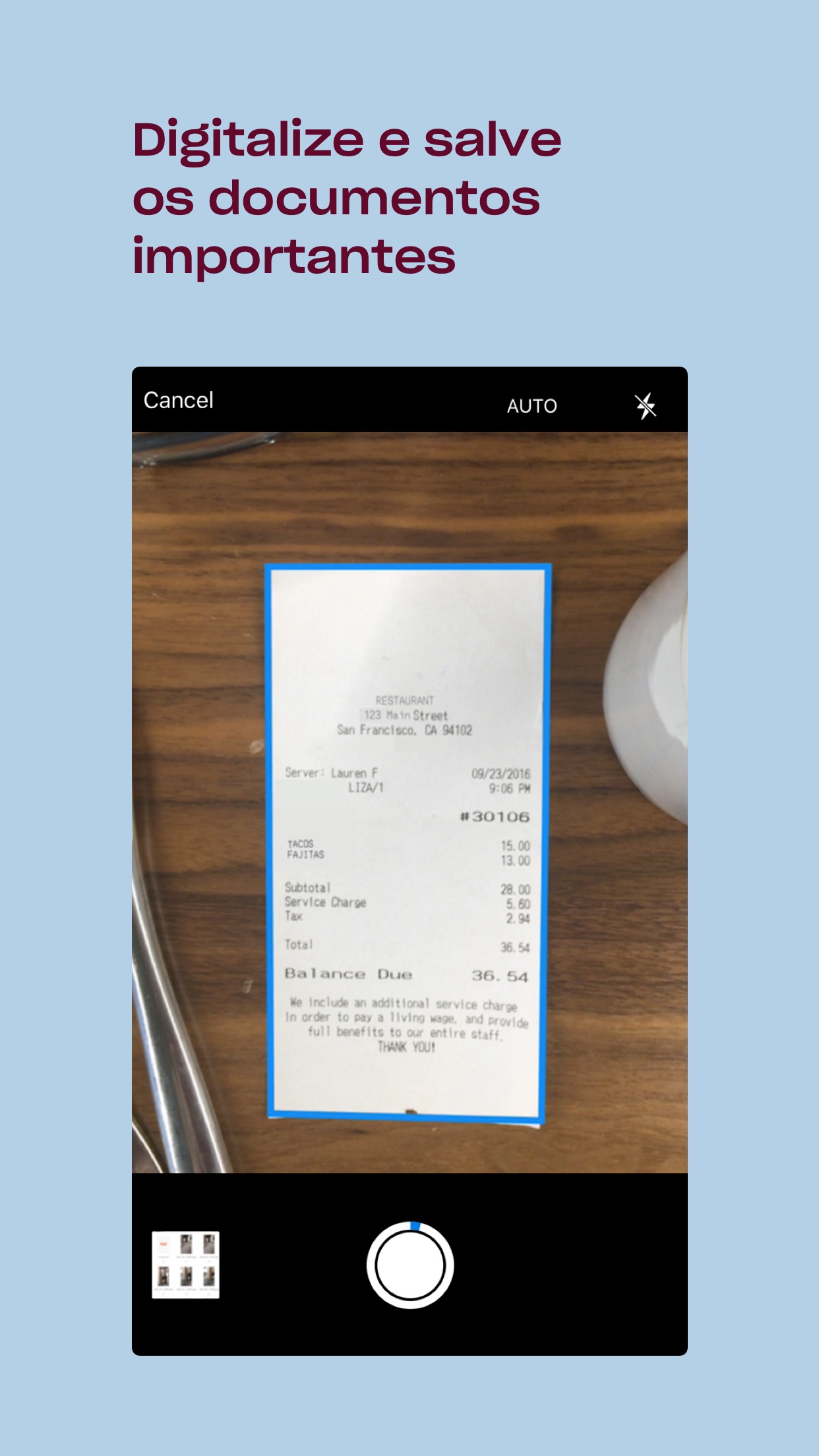 Screenshot do app Dropbox