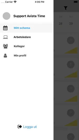 myAvistaTime screenshot 2