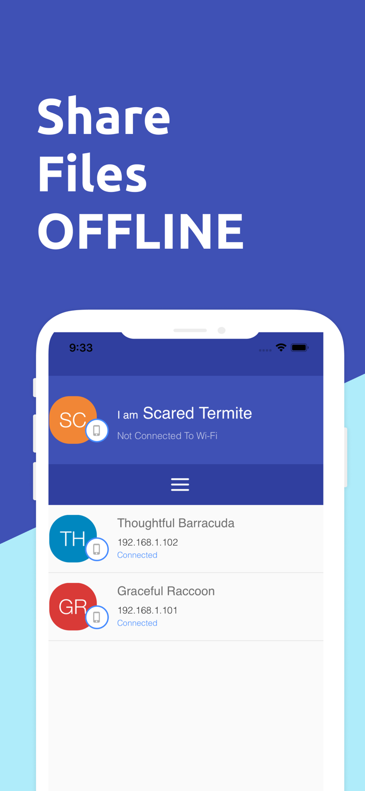 Feem - Share Files Offline screenshot 1
