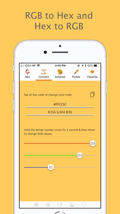 Color Scheme, Mix & Converter