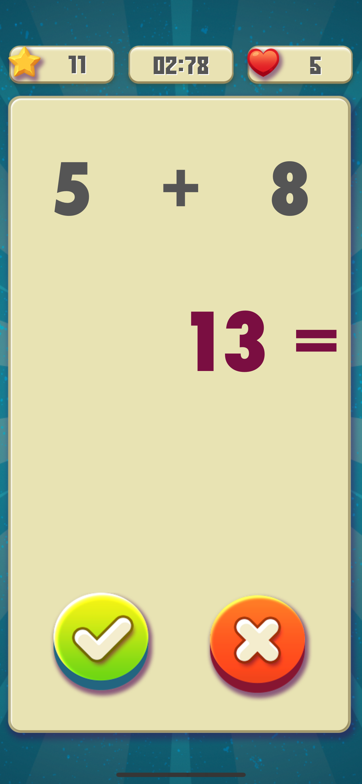 Crazy Math - Fast calculation screenshot 5