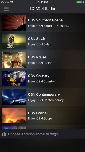 CCM 24 Radio Stations screenshot 1