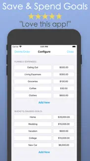 budget - easy money saving app iphone screenshot 3