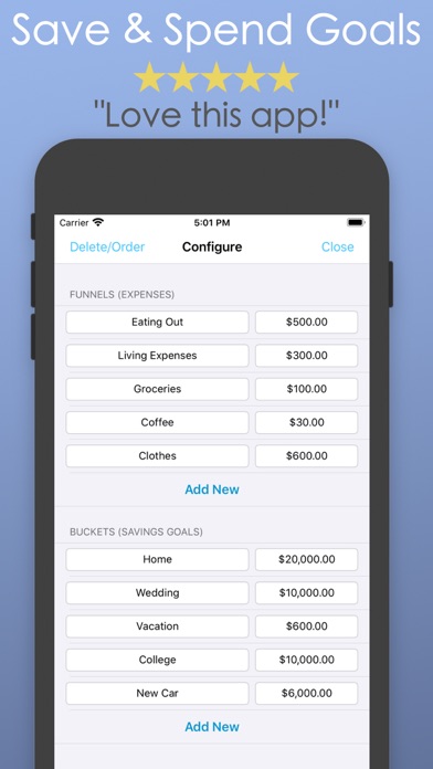 Screenshot #3 pour Budget - Easy Money Saving App