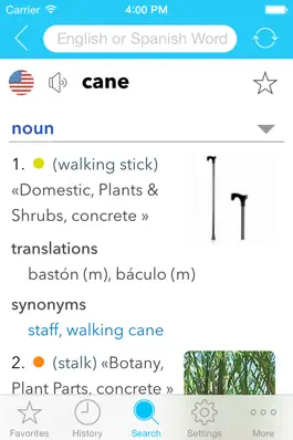Game screenshot English Spanish Dictionary C. hack