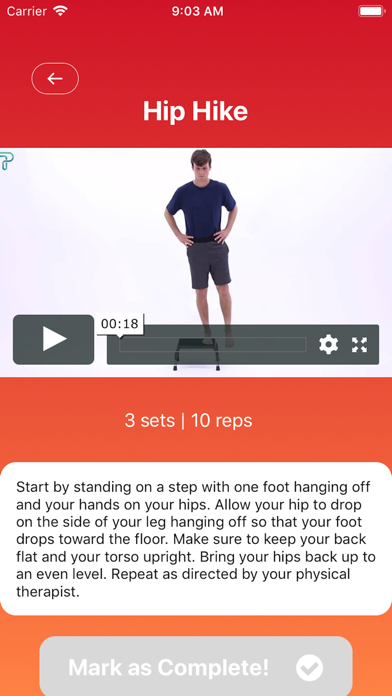TheraFit Physical Therapy Screenshot