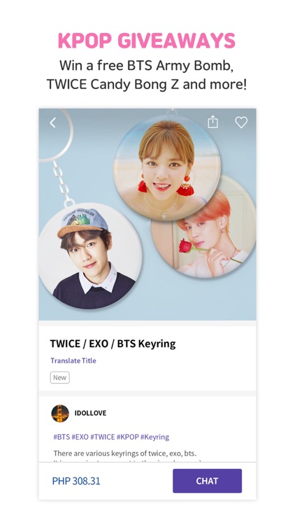 KPOP BIAS: Buy merch from fans screenshot-3