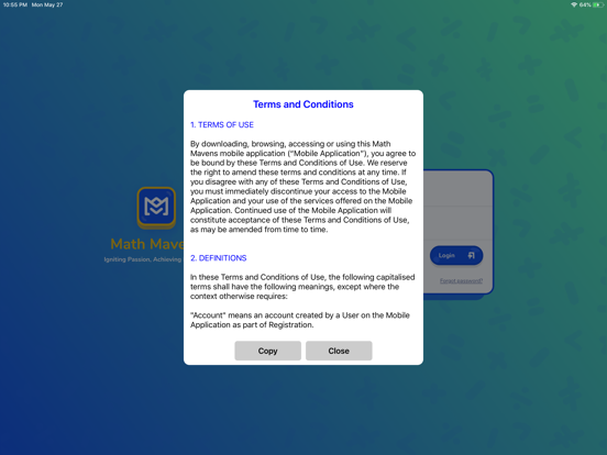 Math Mavens iPad screenshot