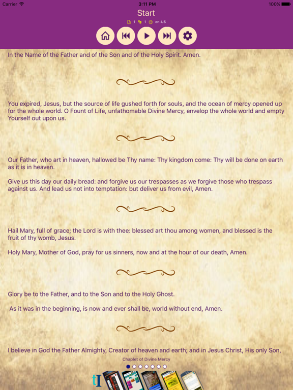 The Chaplet of Divine Mercy iPad screenshot 3 - Book app
