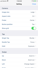 ThumbCamera - gesture camera screenshot