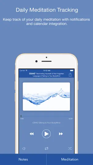 Screenshot von Osho Talking To Your BodyMind auf dem iPhone 2