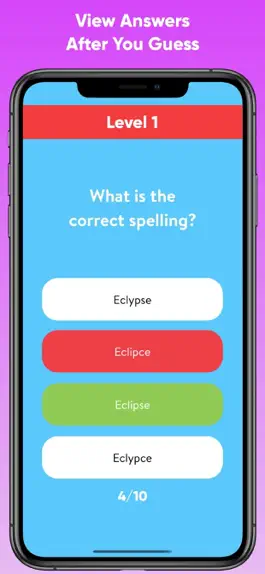 Game screenshot Spelling Test Quiz - Word Game apk