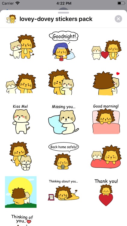 Singa Polah Lovely Stickers