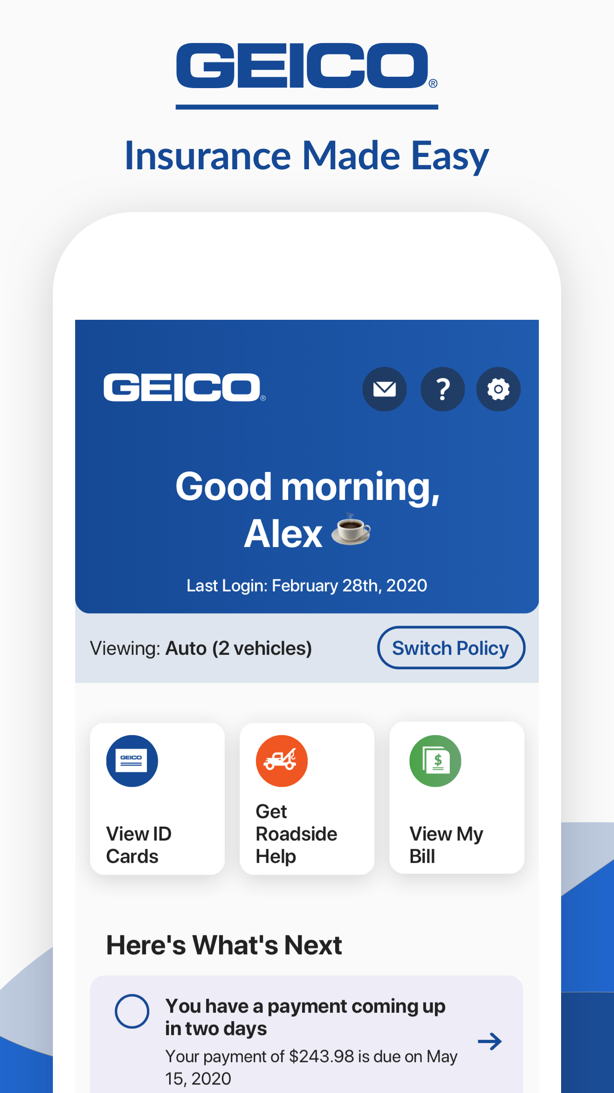 GEICO Mobile - Car Insurance screenshot 1