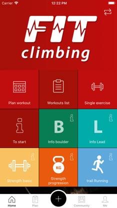 FIT climbing training screenshot 1