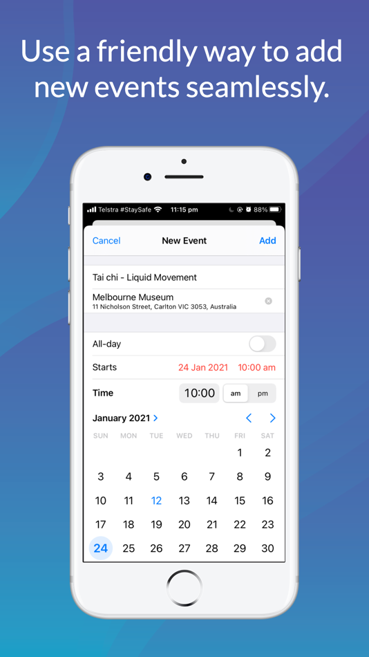 #2. Scheduler: ICS feeds (iOS) By: Boyang Yue