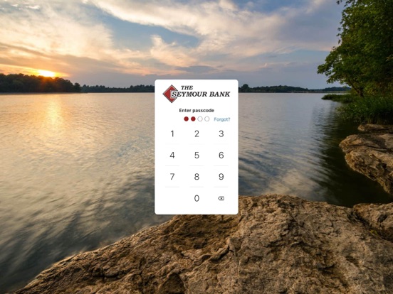 The Seymour Bank iPad screenshot 2 - Finance app