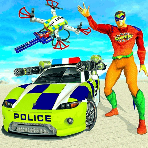 Police War Drone Robot Game Download