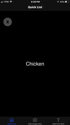 Visual Quick List screenshot 2