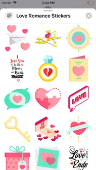Love Romance - Adult Stickers iphone bilder 1