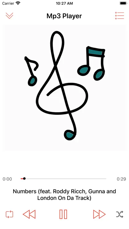 Screenshot 4 von 4 zu Player GR Music Streamer iPlay