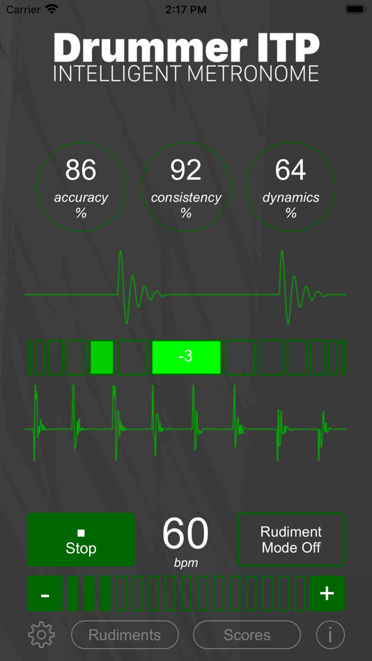 #1. Drummer ITP - Rudiment Trainer (iOS) 由: RT Sixty Ltd