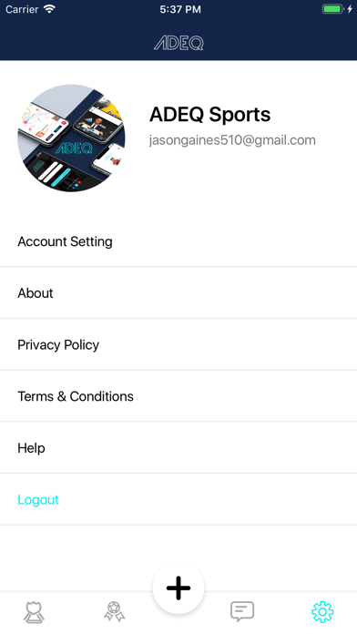 ADEQ Sports Screenshot