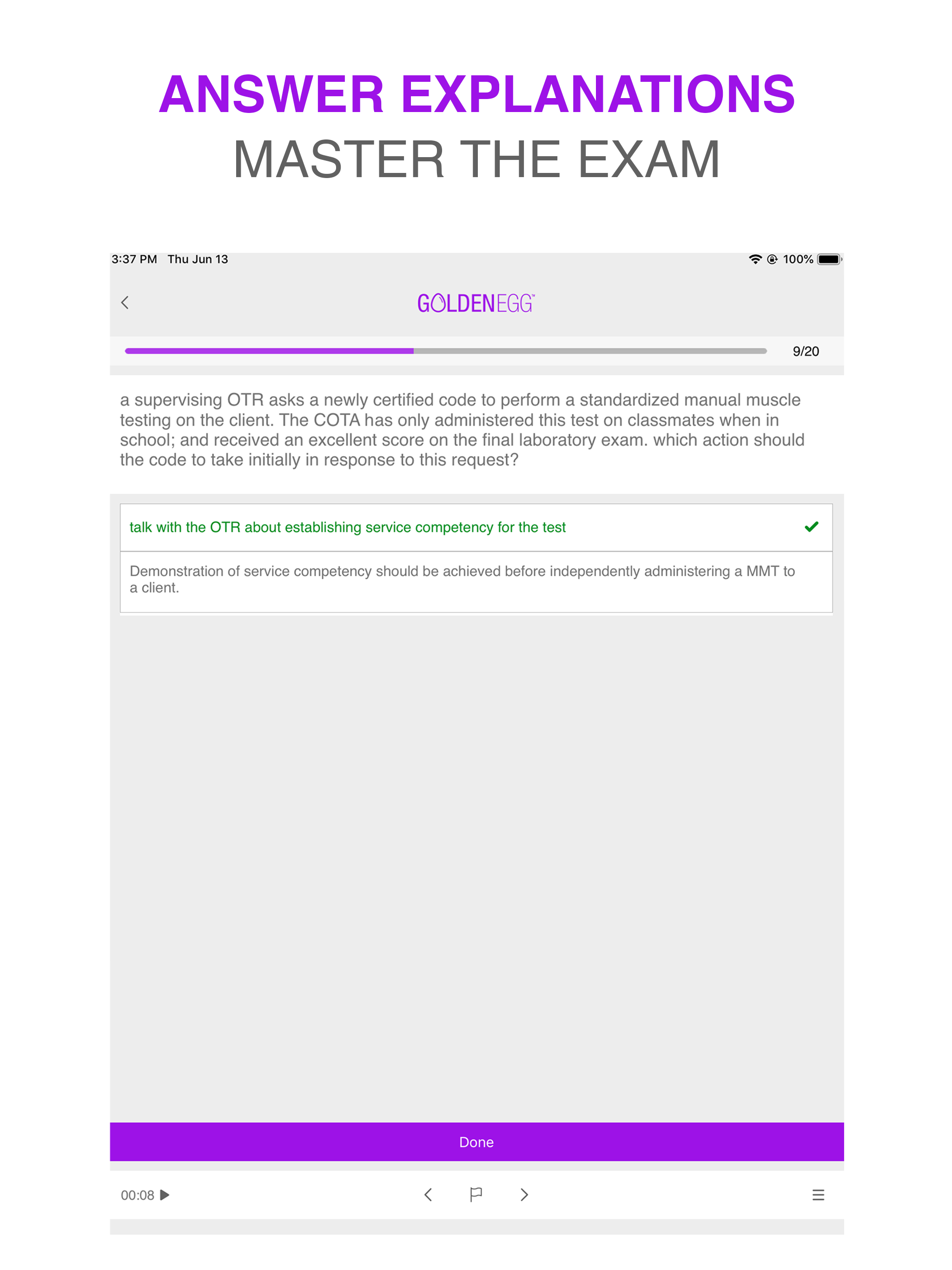 OTA Practice Test Prep