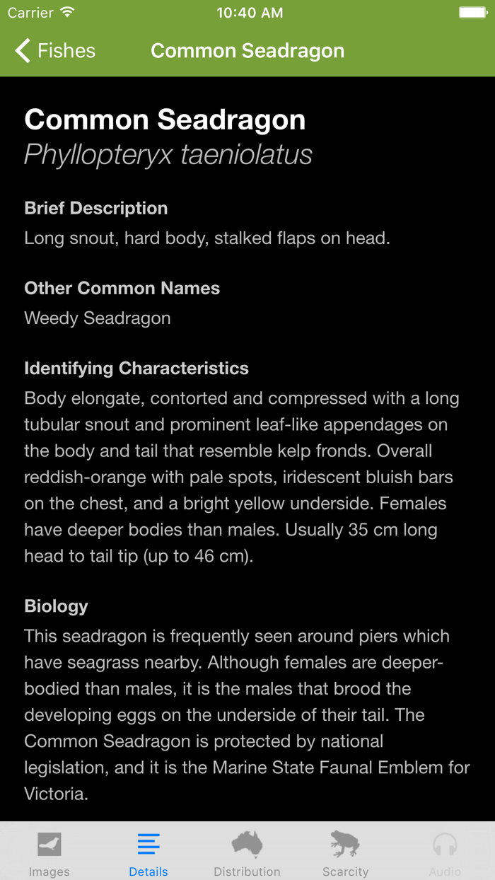 Field Guide to Victorian Fauna