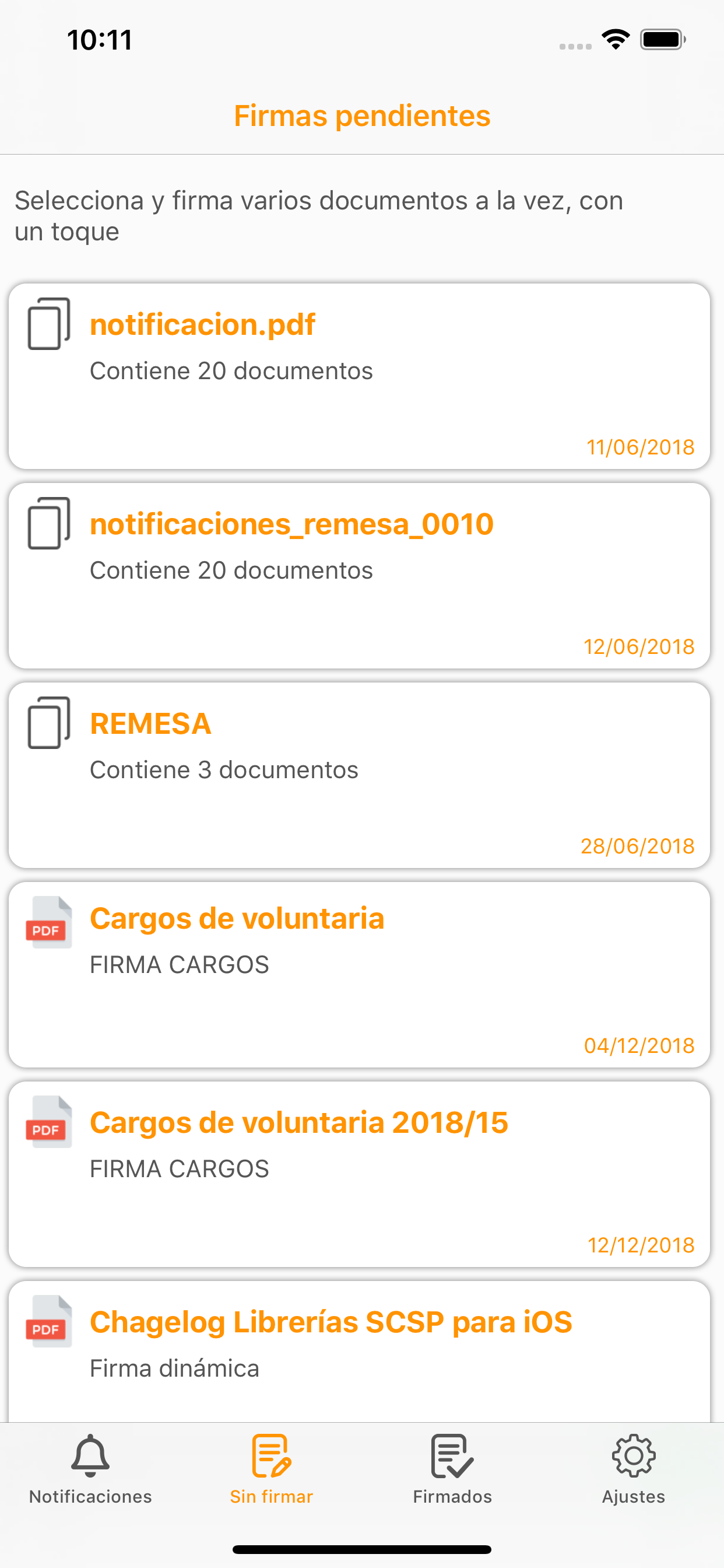 ATM Portafirmas screenshot 2