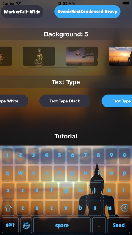 Buddha Theme keyboard screenshot-3