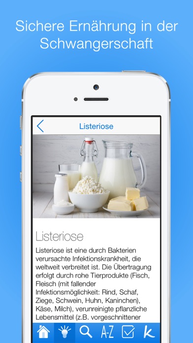 Screenshot #1 pour Schwangerschaft Lebensmittel