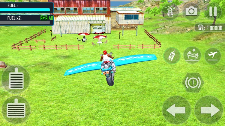 Flying Motorbike: Bike Games screenshot-7