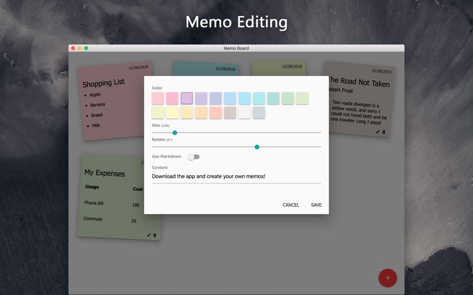 #2. Memo Board (macOS) 由: 星翰 朱