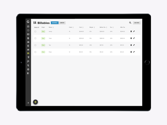 GeoNext - Job Management iPad screenshot 5 - Productivity app