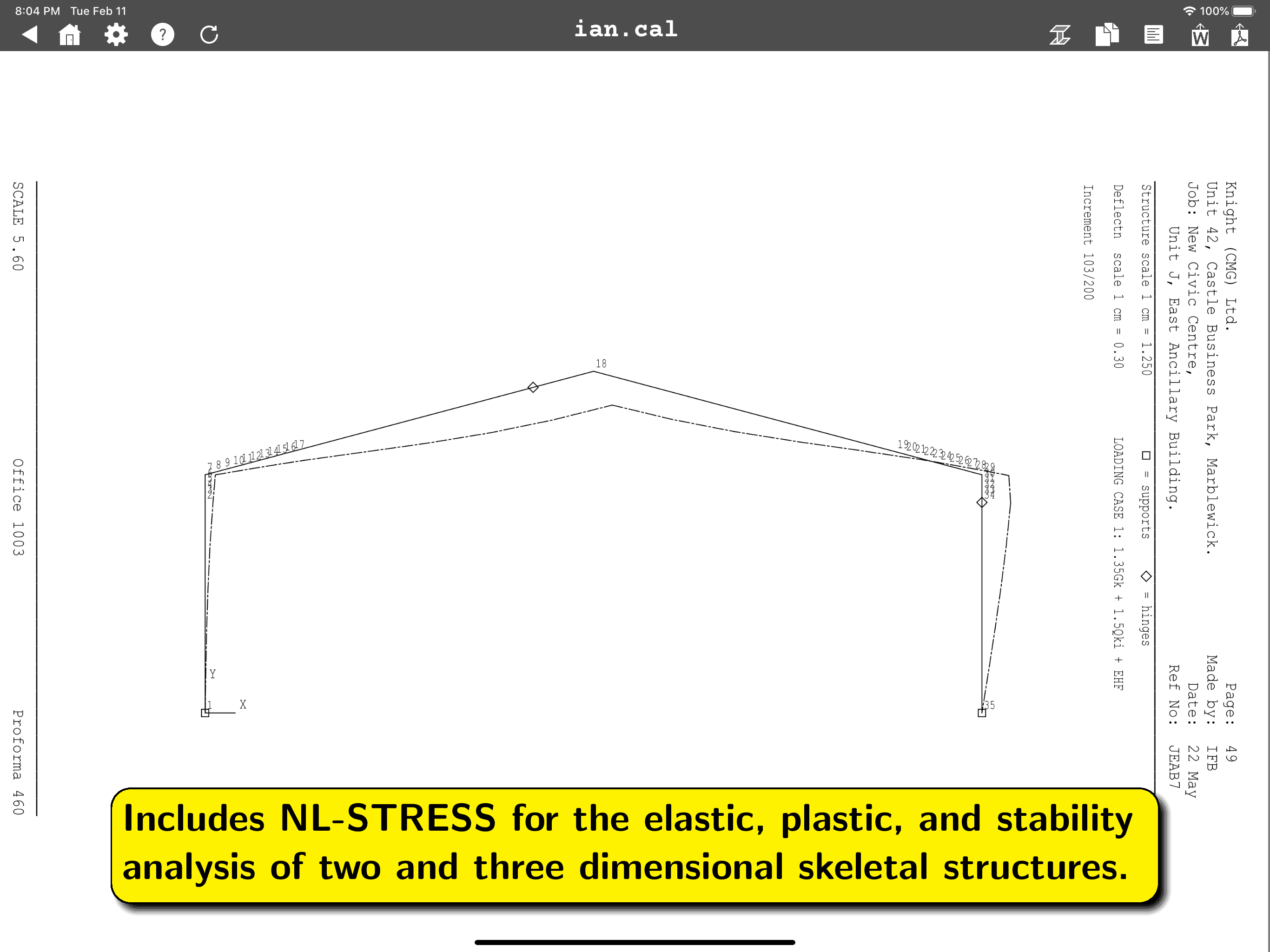SCALE Structural Calculations screenshot 8