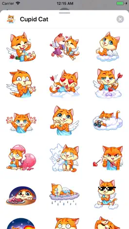 Game screenshot Cupid Cat Love Stickers hack