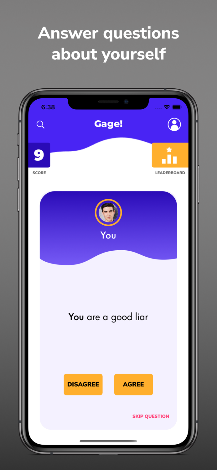 Gage Social Trivia Game