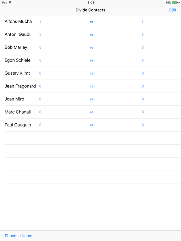 Screenshot #4 pour Divide Contacts - Divide It!