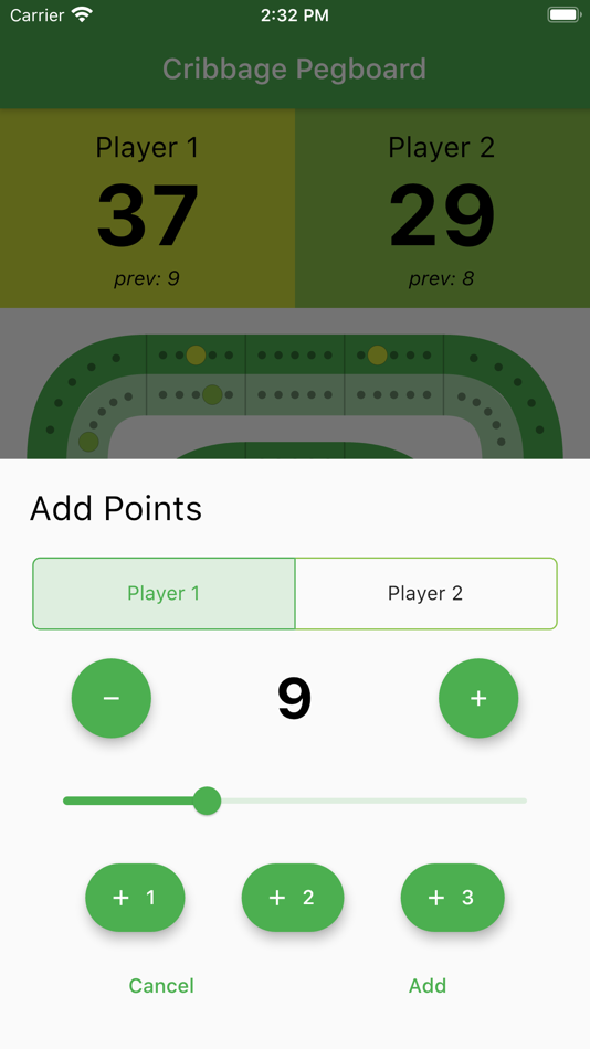 #2. Cribbage Scoring Pegboard (iOS) 由: Lost Leaf Studio