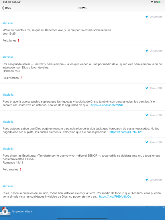 Screenshot #6 pour Almavision Miami Radio