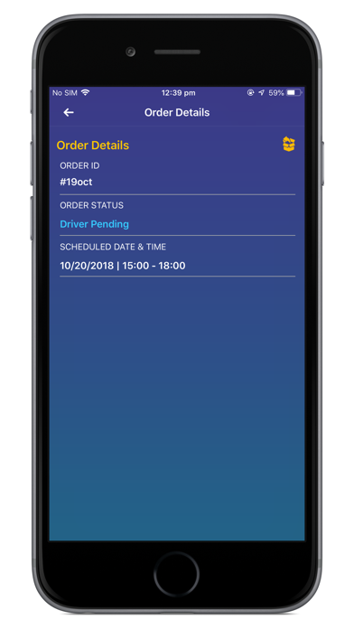 ArrivedEZ - Courier Services iPhone screenshot