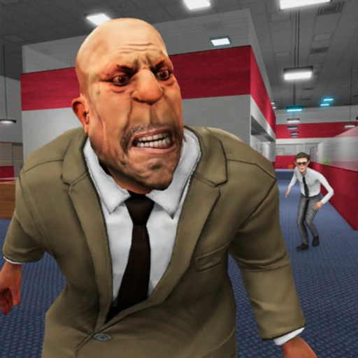 Scary Office Boss 3d Icon