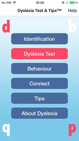Game screenshot Dyslexia Test & Tips™ mod apk
